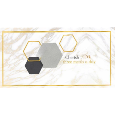 Біла скатертина для кухні та їдальні на замовлення "White marble", 60*90 см Біла скатертина для кухні та їдальні на замовлення "White marble", 60*90 см